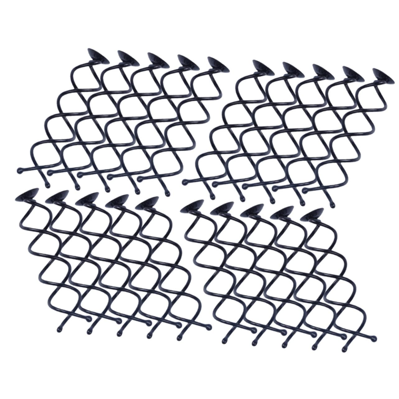 MAGICLULU 5 Sets Haarstyling-spiral-bobby-dutt-clips Für Frauen Dutt-haarknoten-clip Spiral-dutt-haarnadel 20 Stück * 5