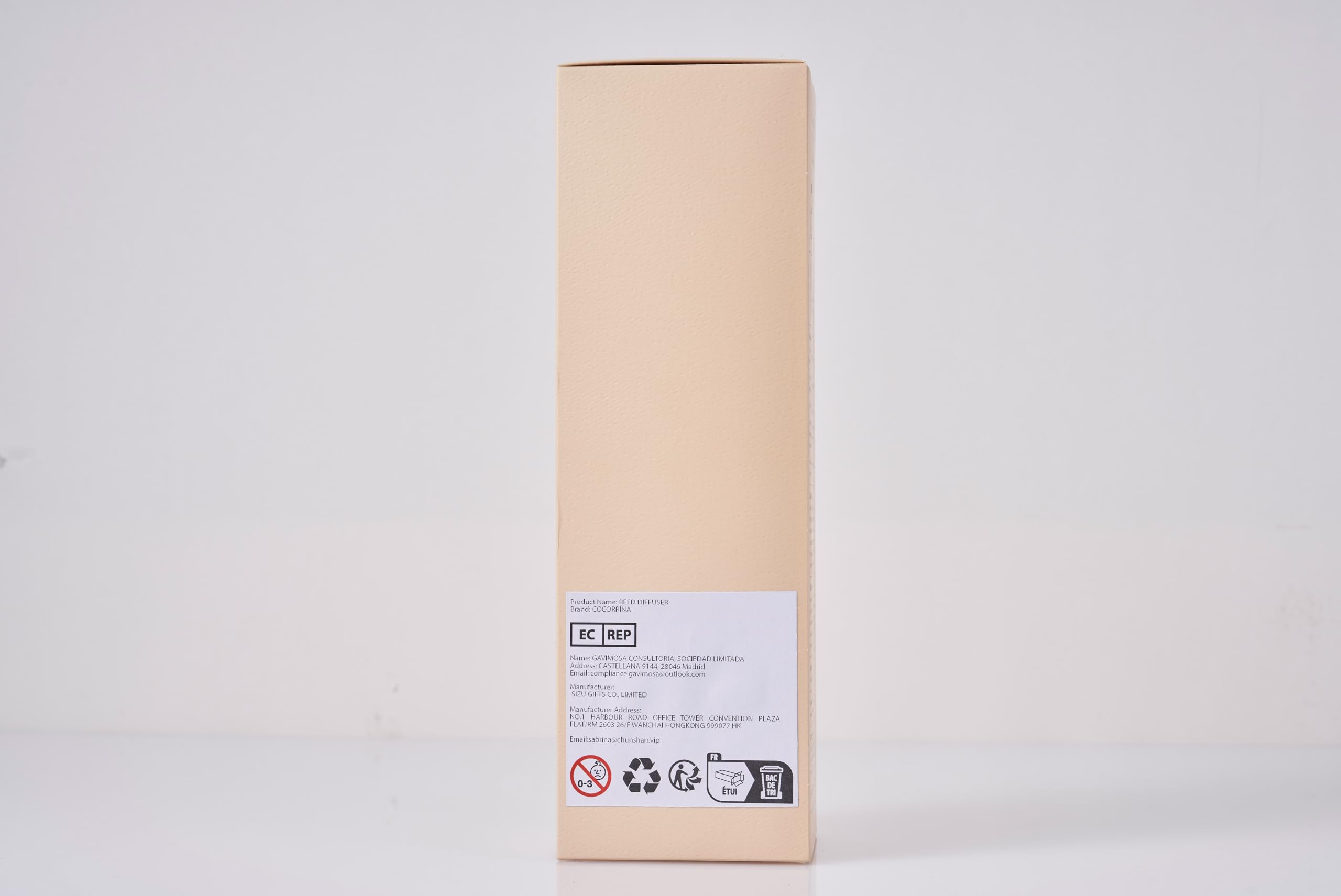 COCORRÍNA Diffusore Profumo Ambiente - 200ml Diffusore profumato di Ambra Marocchina con Bastoncini Diffusore di Olio Essenziale di fragranza per la casa per la Decorazione della mensola del Bagno