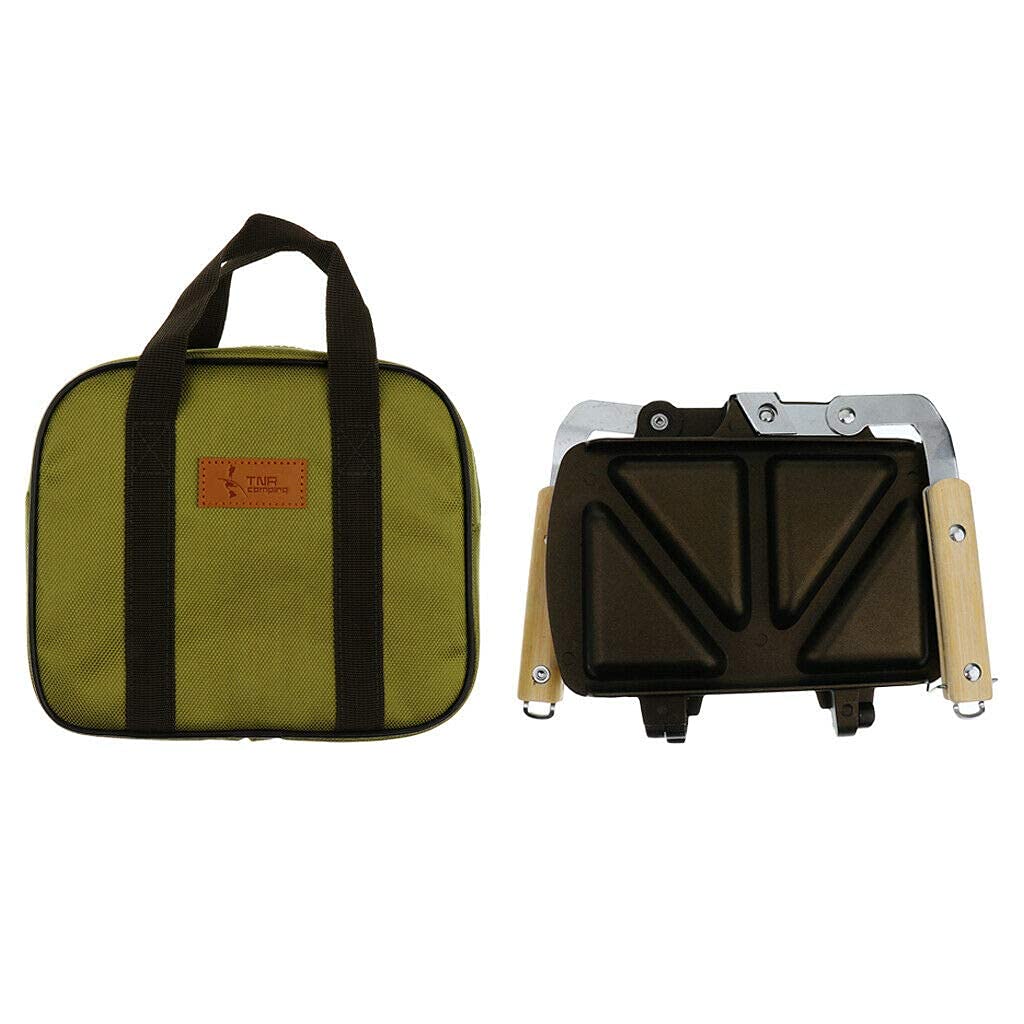 Ubersweet® Imported Portable Fishing Camping Outdoor Bread/Sandwich Grill Toasties Maker-picture-32