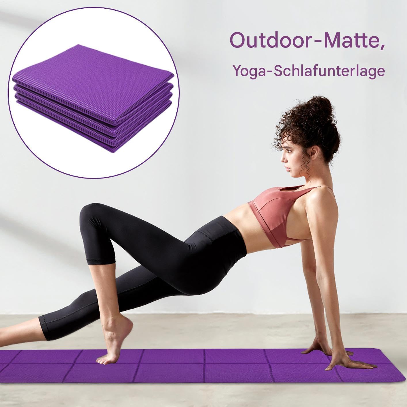Tapis Camping Matelas Lavable Avec Sac Rangement