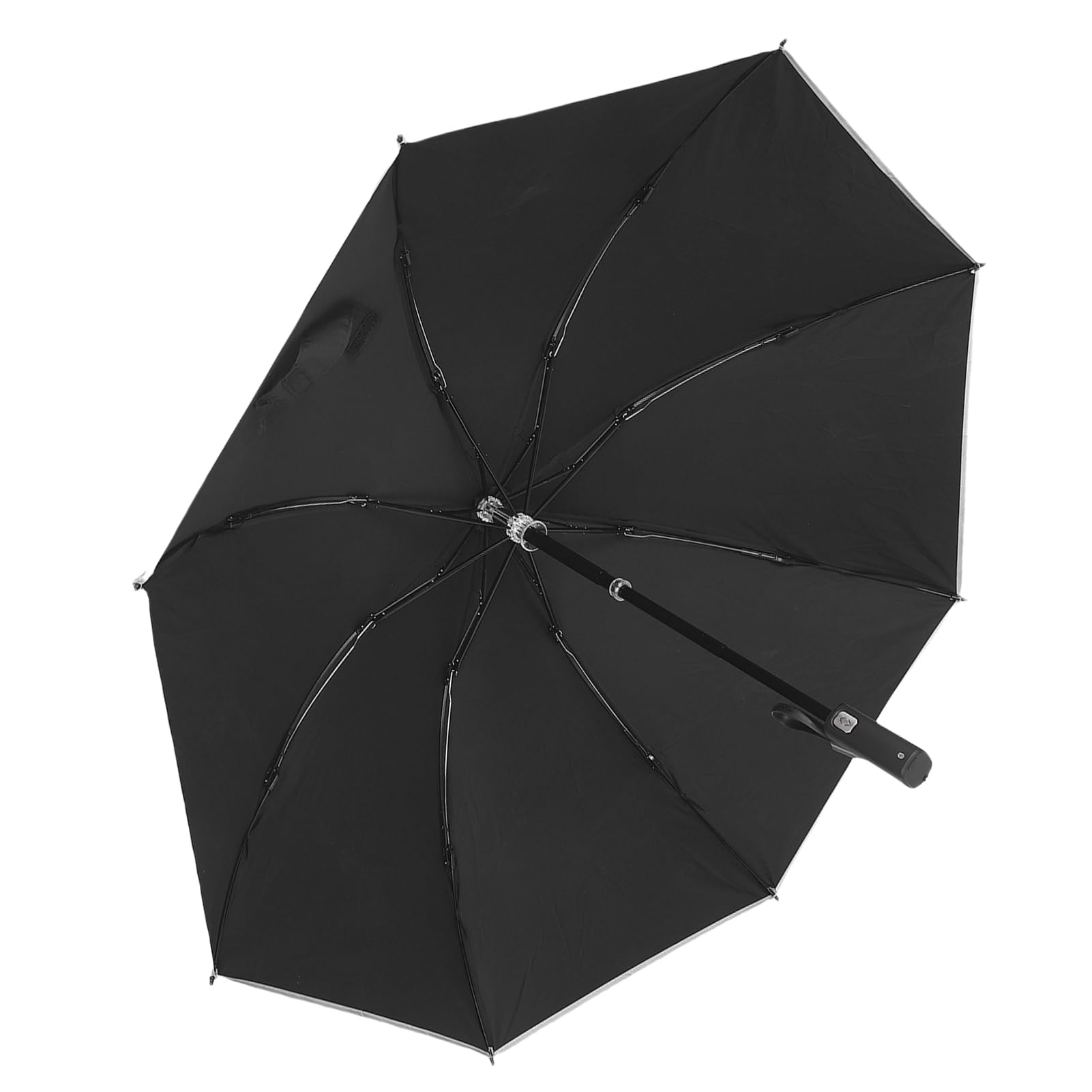 Aramox Umgekehrter Elektrischer Regenschirm, Kompakter, Umgekehrt Faltbarer Regenschirm mit Stahl-Fiberglas-Rahmen, Eins Zum Öffnen und Schließen, Wiederaufladbar, 260 MAh, 32 Cm Großer Reiseschirm