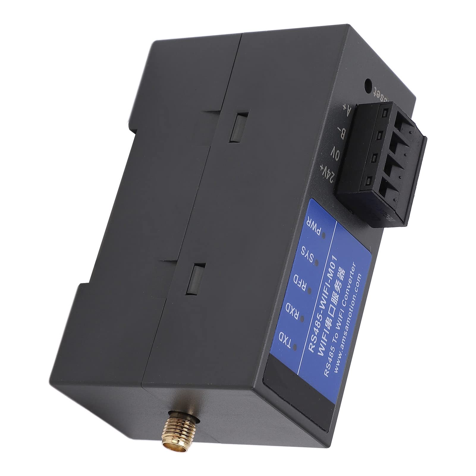 Haofy Convertisseur vers Ethernet Adaptateur Série Anti-interférence élevé pour Les Paramètres de Bureau Prend en Charge Le Mode Serveur pour Les Professionnels de L'informatique ABS