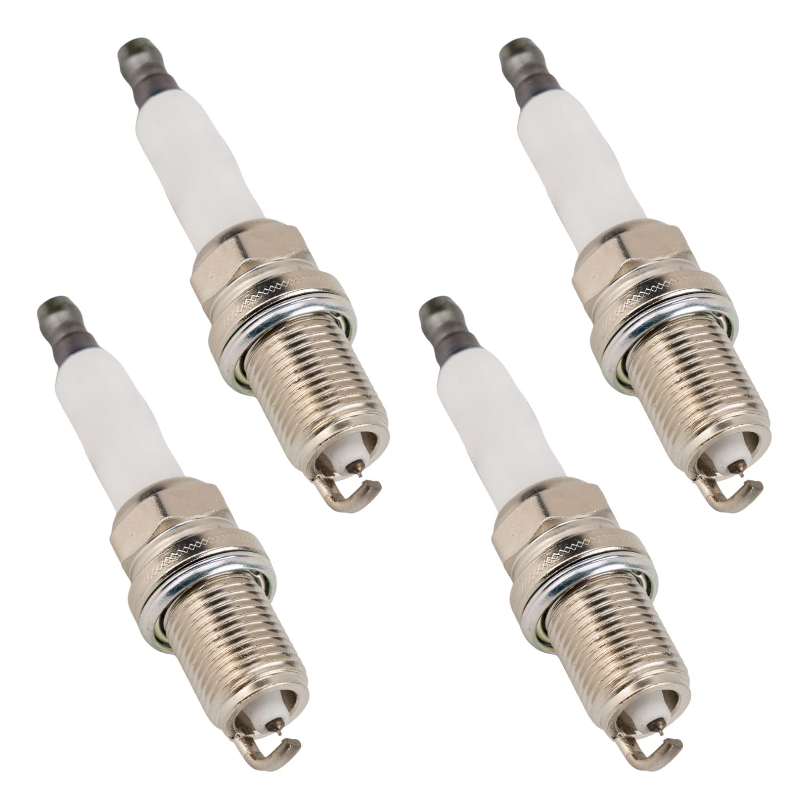 KAXSpark Plug 1675 PFR7S8EG,Double Iridium Spark Plugs 4 Pack Fit for Tiguan Q5 A4 Quattro CC GTI Passat Q3 Eos A5 Quattro A3 Jetta Q3 Quattro Beetle A6 Quattro allroad A6 TT Quattro Tiguan Limited