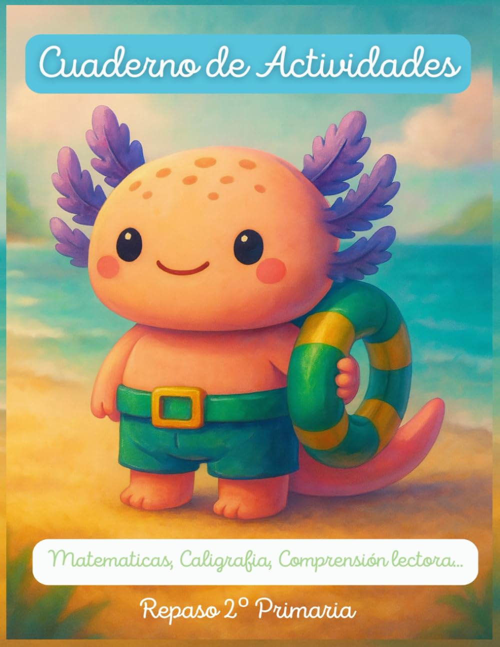 Axel y su Cuaderno de Aventuras: Actividades divertidas para repasar 2º de Primaria: Refuerzo de matemáticas, lengua, comprensión y lógica para niños de 6 a 8 años.