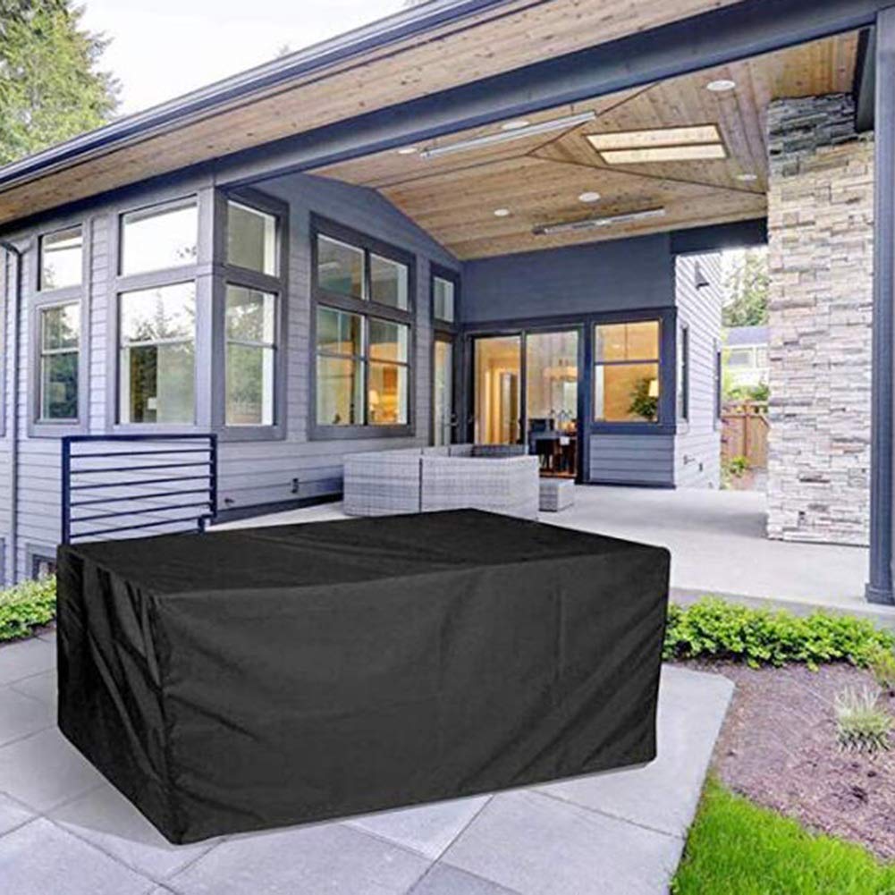 Rattan Furniture Covers Waterproof Sunscreen Furniture Protector, Lightweight Outdoor Table Chair Sofa Covers, Dust Proof Anti Wind Mechanical Protective Cover, Customizable