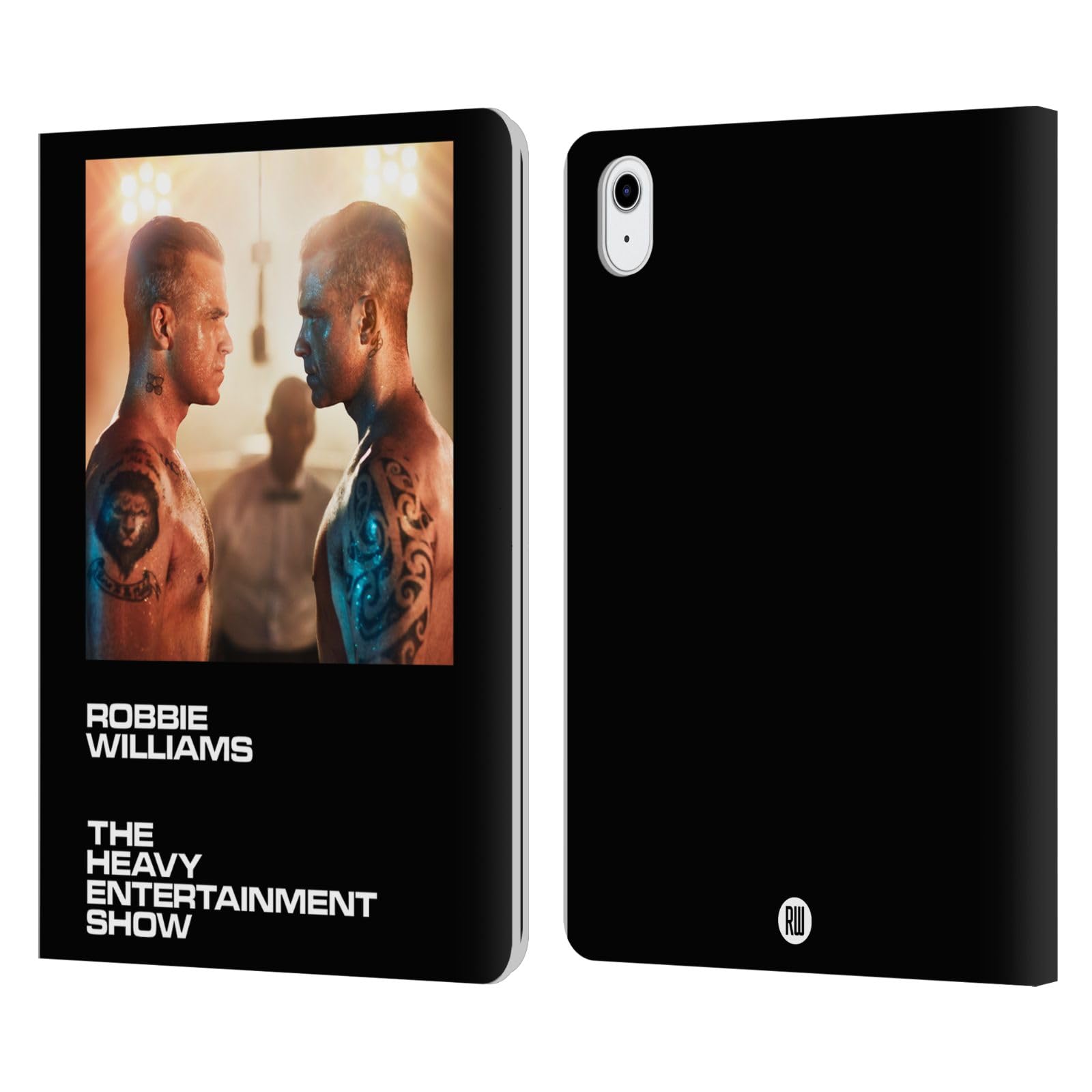 Carcasa Robbie Williams para iPad Air de piel con soporte tipo libro 7