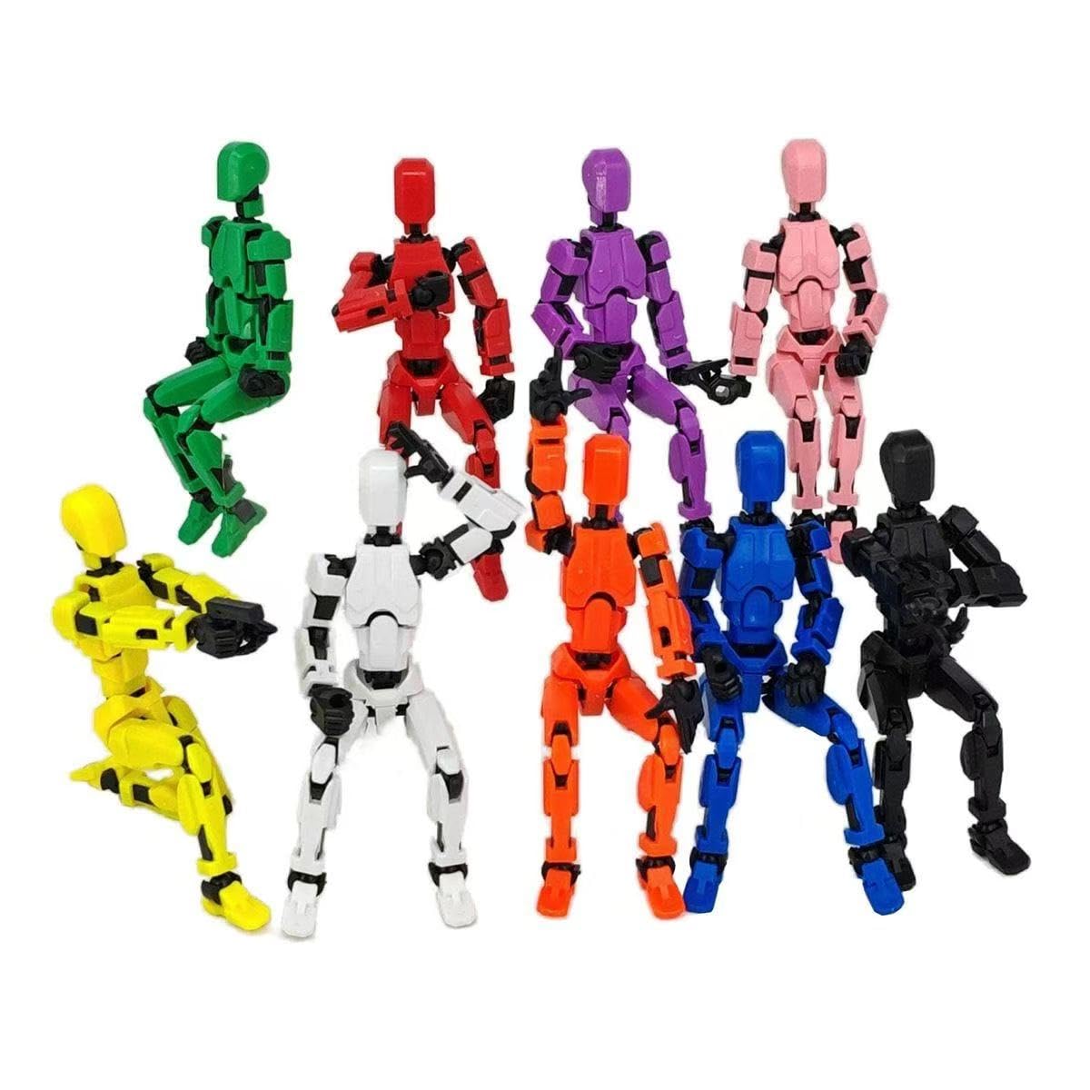 サントン人形　3体セット Amazon.com: (Pre-Assembled) Dummy13 Magnetic Action Figure Set, T