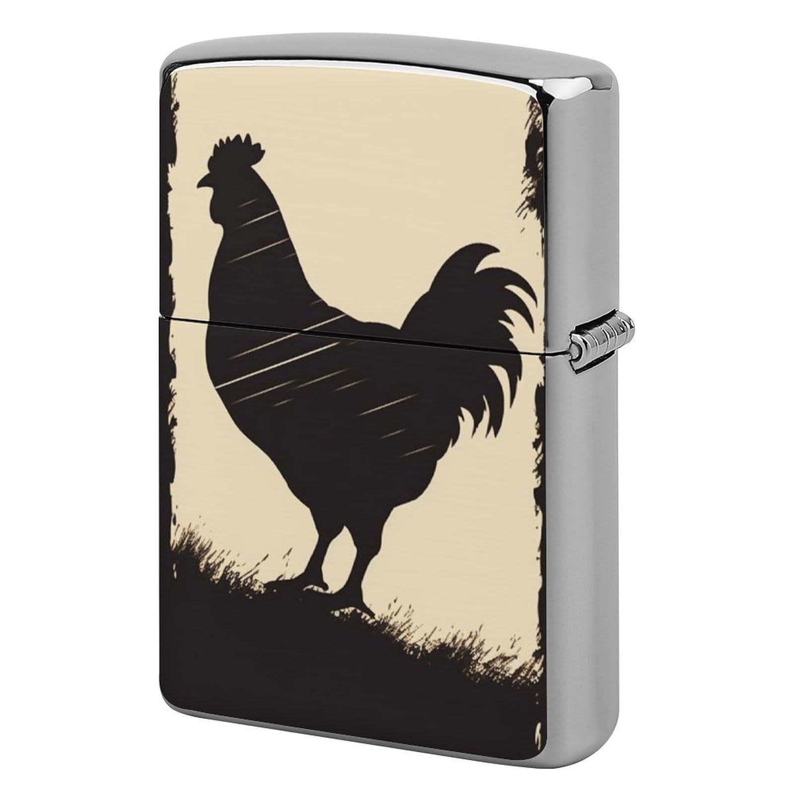 Farmhouse Chicken Lighter Cover for Men, Personalized Lighter Case for Birthday Gift, Flip-Top Lighters Protective Cover, Portable Lighters Shell for Outdoor, Travel
