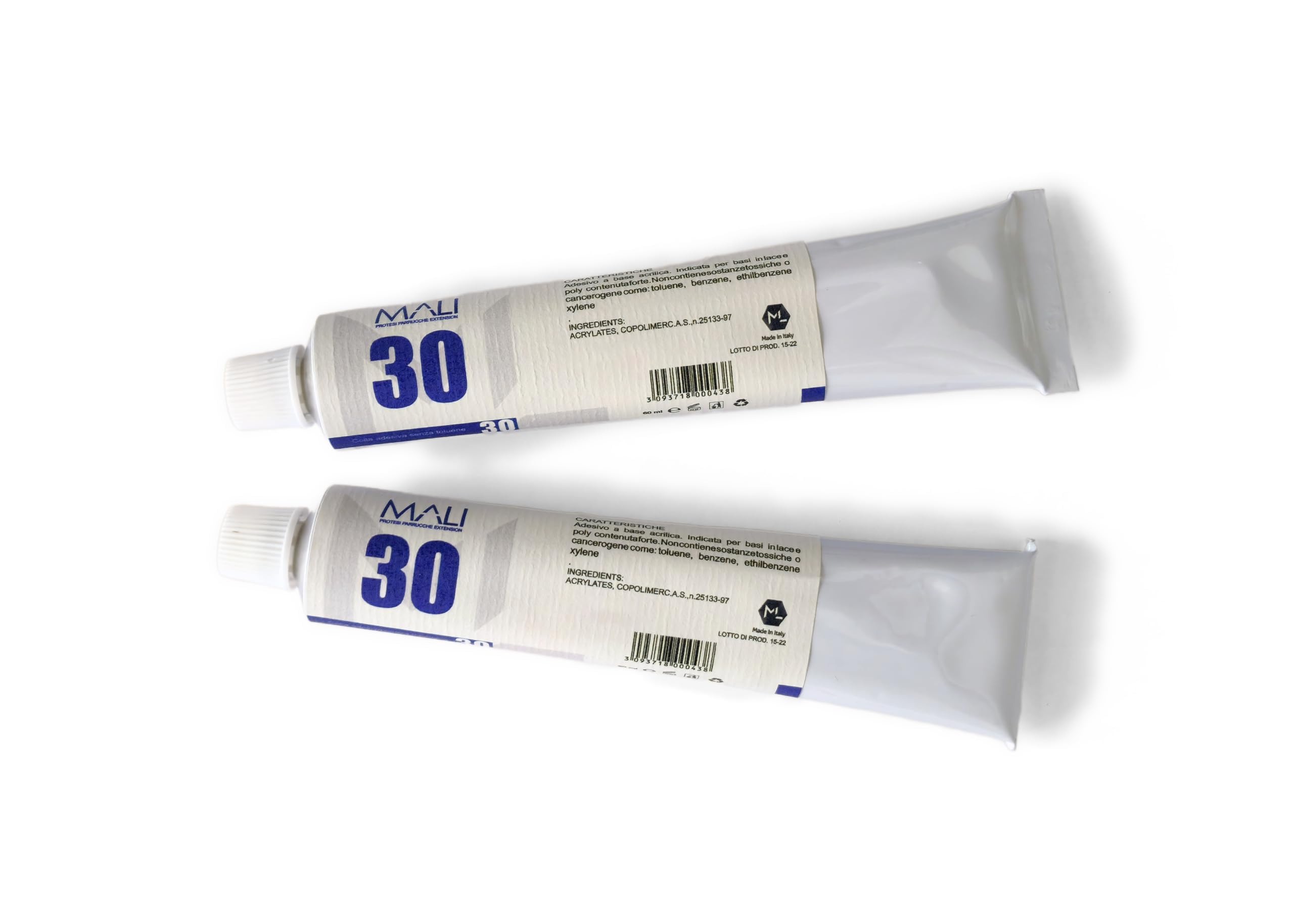 Generico Colla Per Protesi Capillare e patch cutanea, Forte, Senza Toluene, 50 ml - Promo Pack da 2