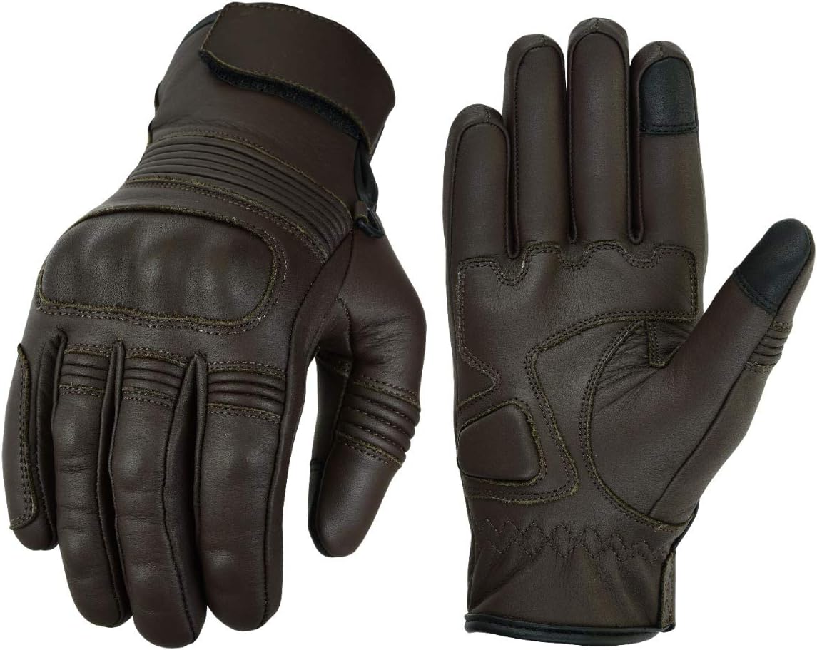 A&H Apparel Multi-Purpose Motorcycle Gloves | Genuine Cowhide Tactical Driving Mens Gloves | Protective Street Biker Gloves Used for Racing and Biking A&H Apparel Multi-Purpose Motorcycle Gloves | Genuine Cowhide Tactical Driving Mens Gloves | Protective Street Biker Gloves Used for Racing and Biking