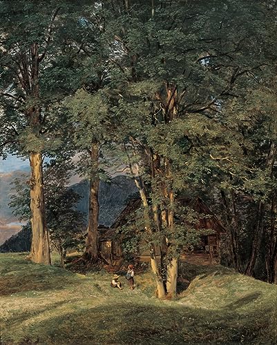 Ferdinand Georg Waldmuller Érables près d'Ischl tableau sur toile déco murale