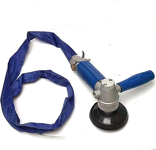 Miniatura 5 de Wet PolisherGrinder Air Wet PolisherGrinder, 4" Pneumatic Water Sander 4500Rpm WetDry Polishing Pads For GraniteConcreteMarbleStones Rear Air for