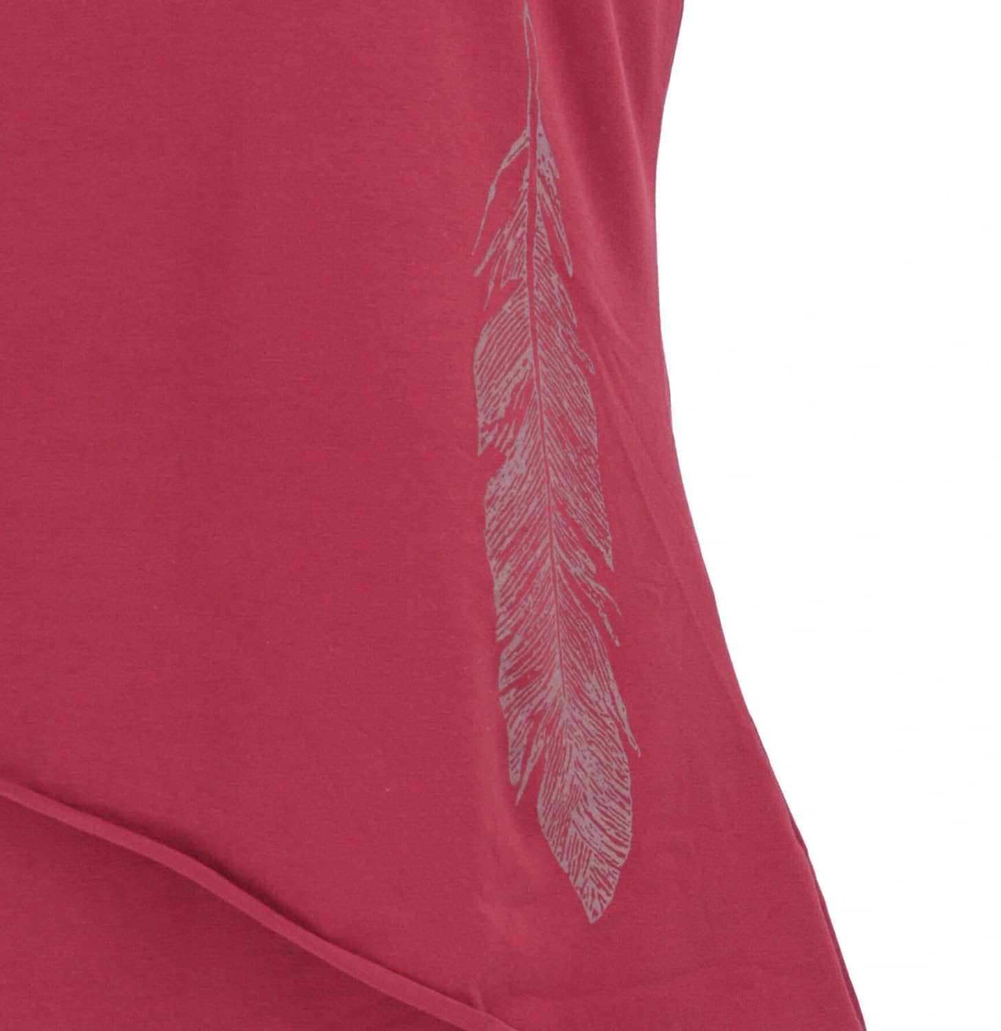 GURU SHOP Mini vestido de algodón orgánico de capas sin mangas con estampado de plumas para mujer Negro