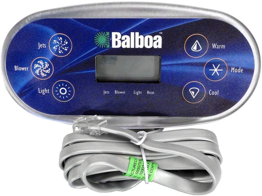 Balboa 54547 6 Button LCD Topside Control with Indicator Lights