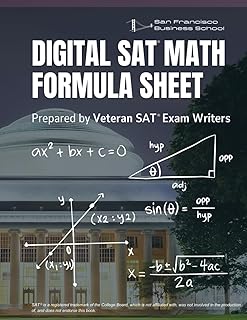 Digital SAT Math Formula Sheet: Access all the essential formulas in one place, designed to help you study smarter and ace the math section!
