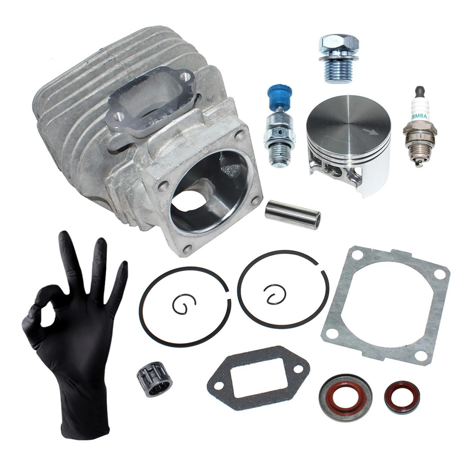 Cvaadv One Color Cylinder Piston Kit Compatible With 066 Ms660 Arctic Magnum Br R Ms660w 1122 020 1209