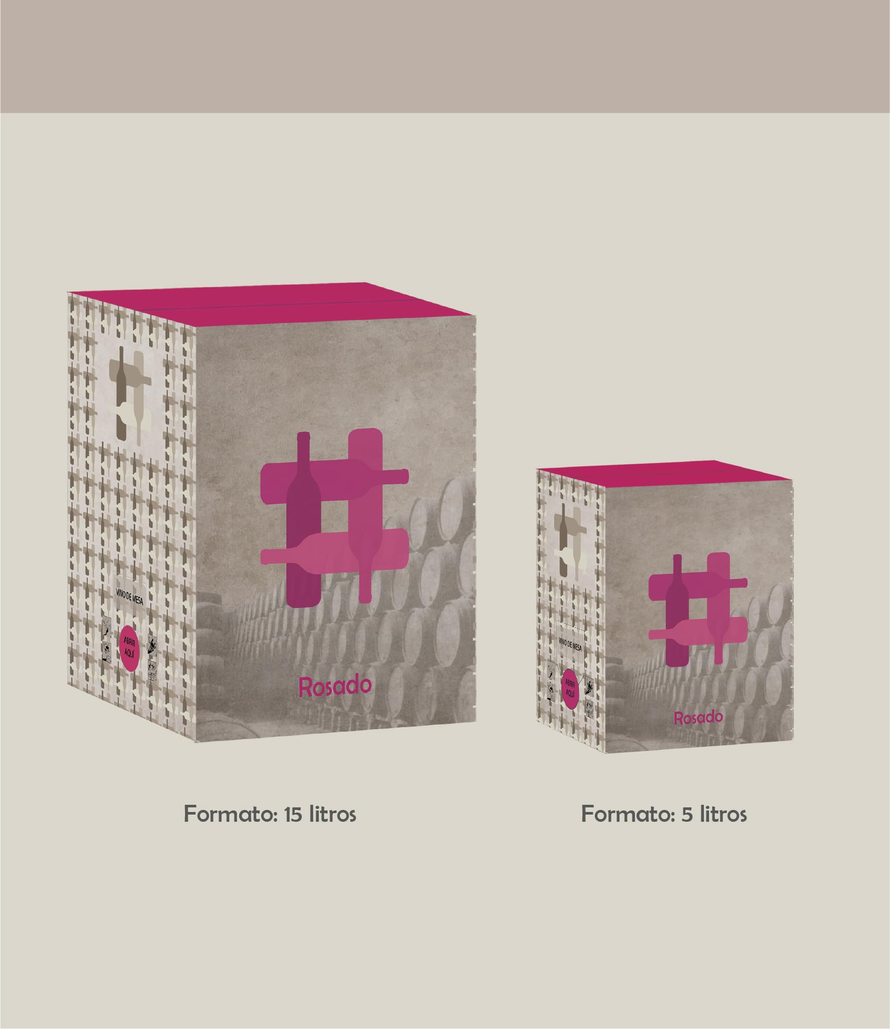 Vino Rosado Bag in Box de 15L