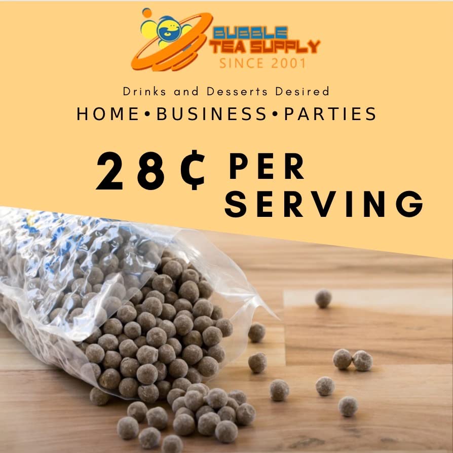 BOBA BALLS Tapioca Pearls For Bubble Tea. Brown sugar boba pearls for making boba tea by