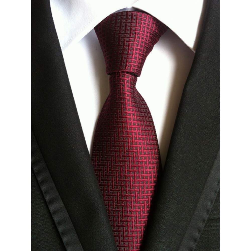 Cravate homme 8cm à motifs plaids pour vos réunions professionnelles et soirées