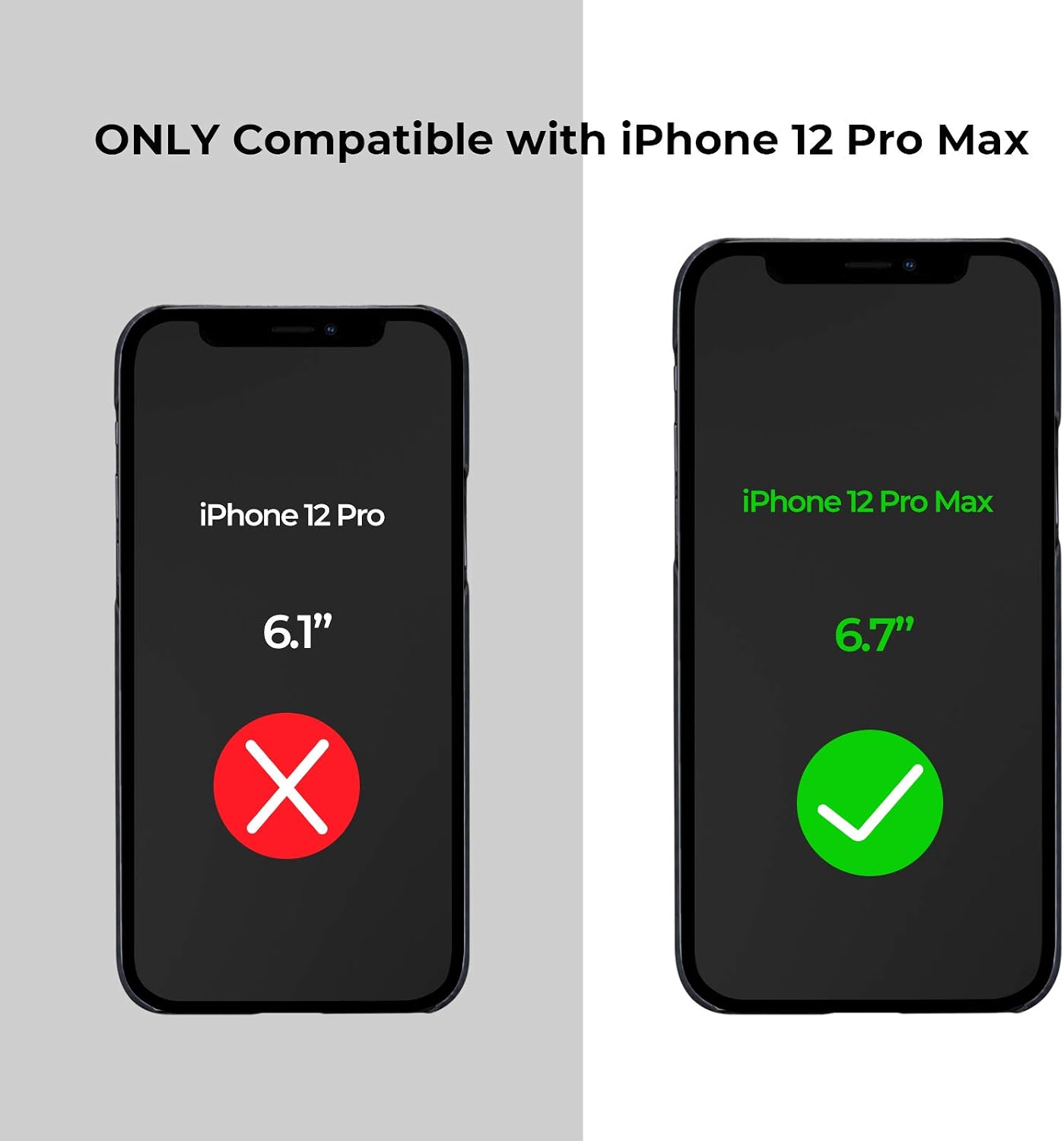PITAKA Magnetic Case Compatible with iPhone 12 Pro Max 6.7" MagEZ Case 100% Aramid Fiber Ultra-Slim 3D Grip Touch Phone Cover
