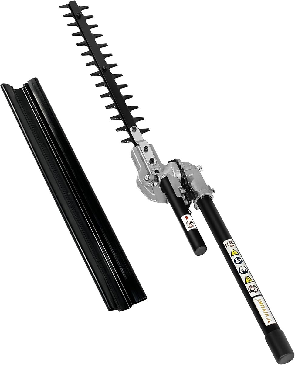Accesorio universal para cortasetos articulado de 16 pulgadas | Compatible con Troy-Bilt, Remington, Craftsman, Yard Machines, Yardman, Snapper, Bolens, Murray, Ryobi, Greenworks, Kobalt