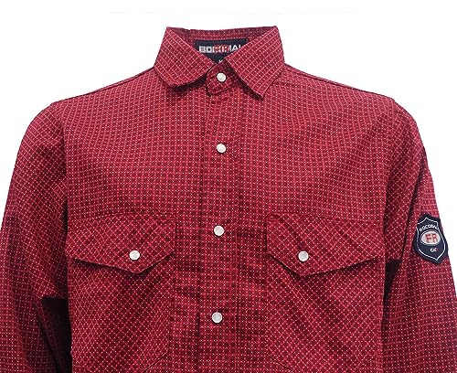 BOCOMAL Printed Plaid FR Shirt