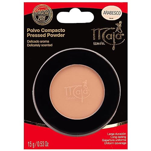Miniatura 1 de Maja Polvo Compacto, Polvo de maquillaje compacto para brindarte una cobertura uniforme, Sin Imperfecciones, Acabado Mate, Sin Brillo, Larga