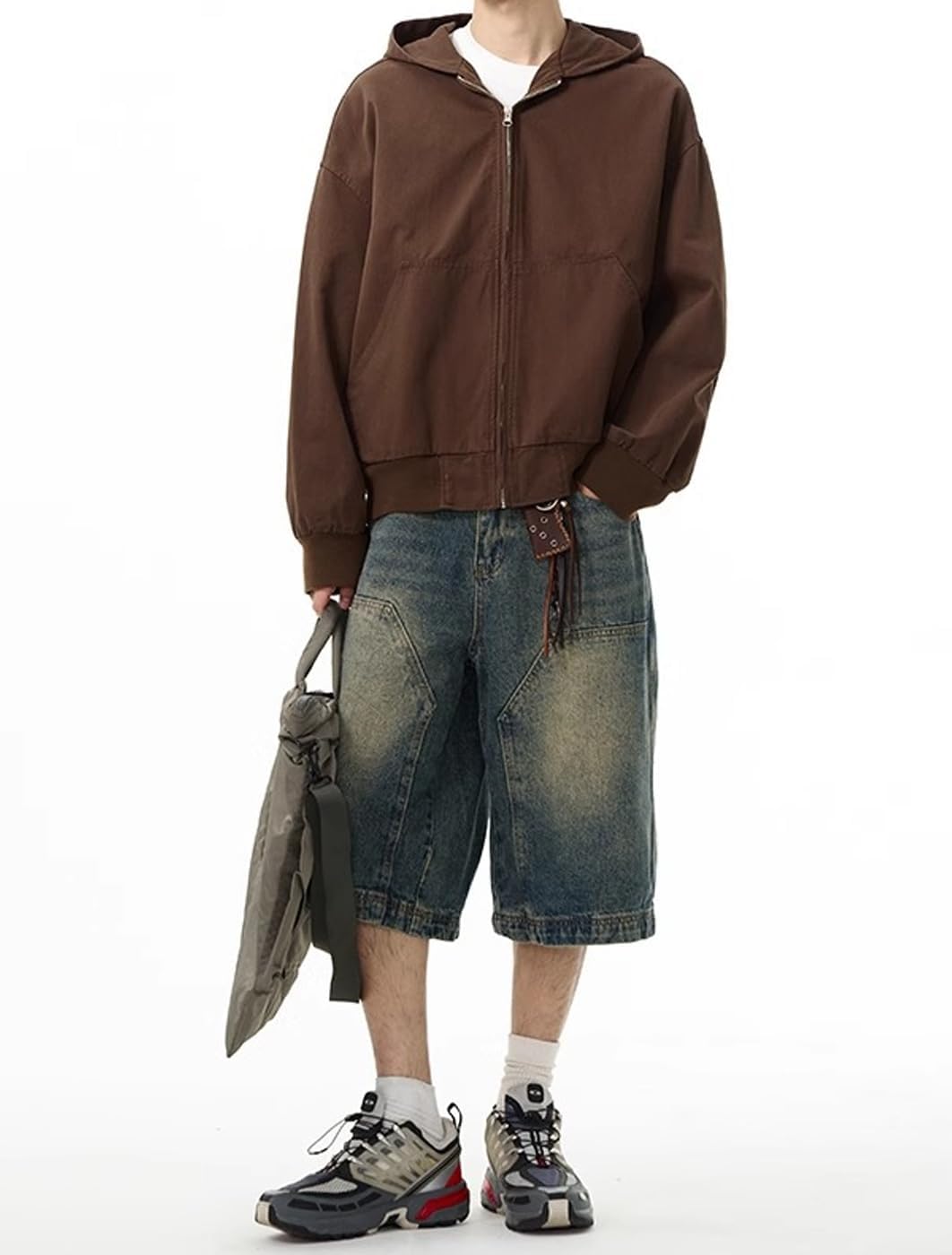 Baggy Jean Shorts Men Women Long Jorts Y2k Hip Hop Demin Shorts Vintage Skater Jeans Streetwear - Image 6