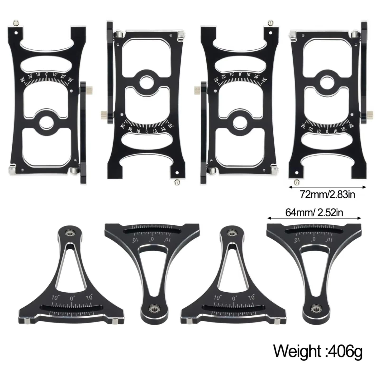 Set Strumenti Misurazione Per Sistema Per Yikong Yk4082 Per Mjx H8h 1/7 1/8