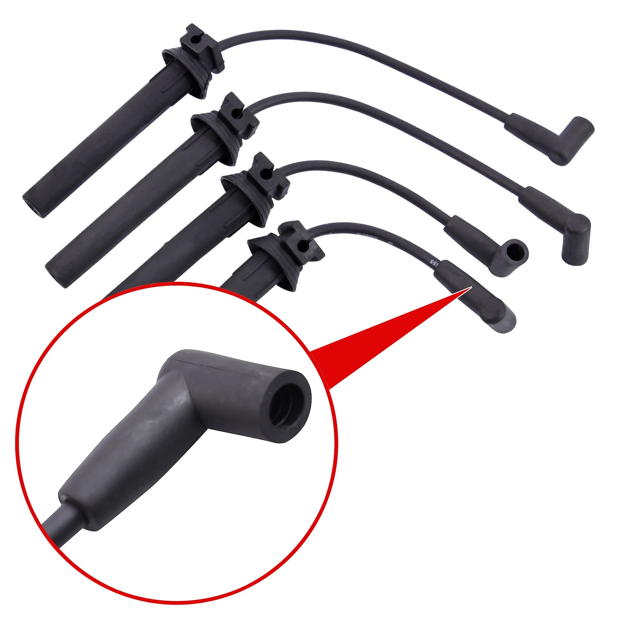 BOSCH Zündleitungssatz 4-teilig 0986357192