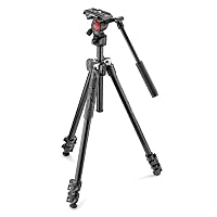 Manfrotto MK290LTA3-V Kit 290 Light con Testa Fluida Video, in Alluminio