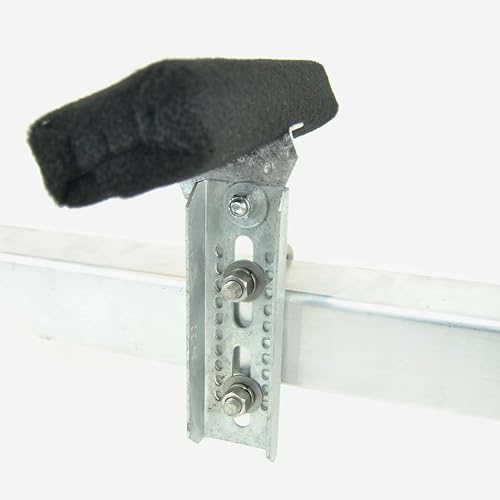 Kit Staffa per Cuccetta Superiore Girevole Zincata 4 Pezzi 8 con Bulloneria per Rimorchio Barche, Adatto per Traverse per Rimorchio Barche 3 x 3, 2 x 3, 1,5 x 3 Pollici - 6
