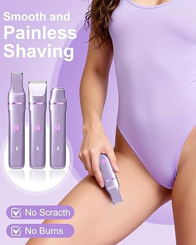 Bikini Trimmer for Women — top-down angle highlighting key features