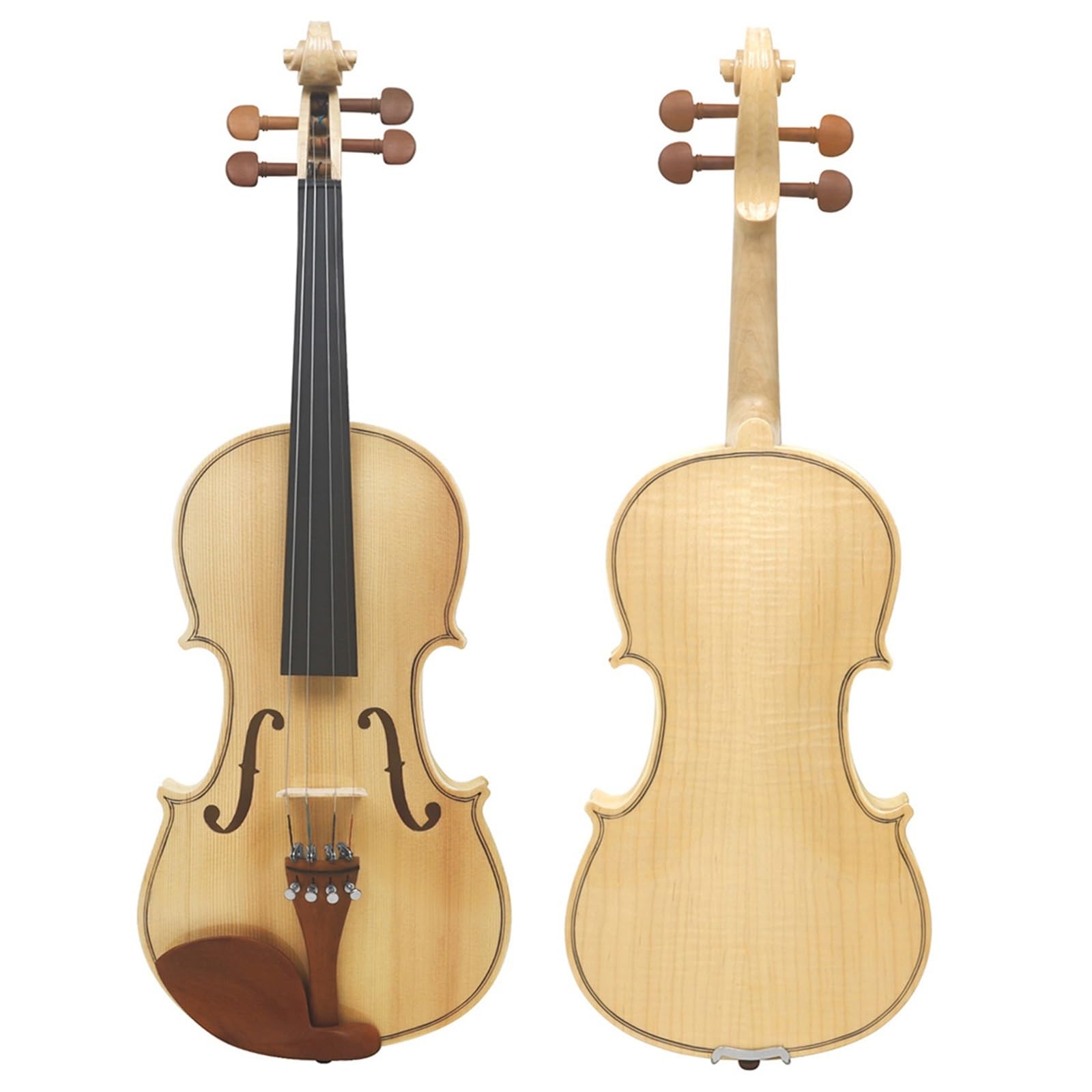 Violino 4/4 Fatto A Mano In Legno Massello Per Principianti Per Adulti Test Tigre(Violin)