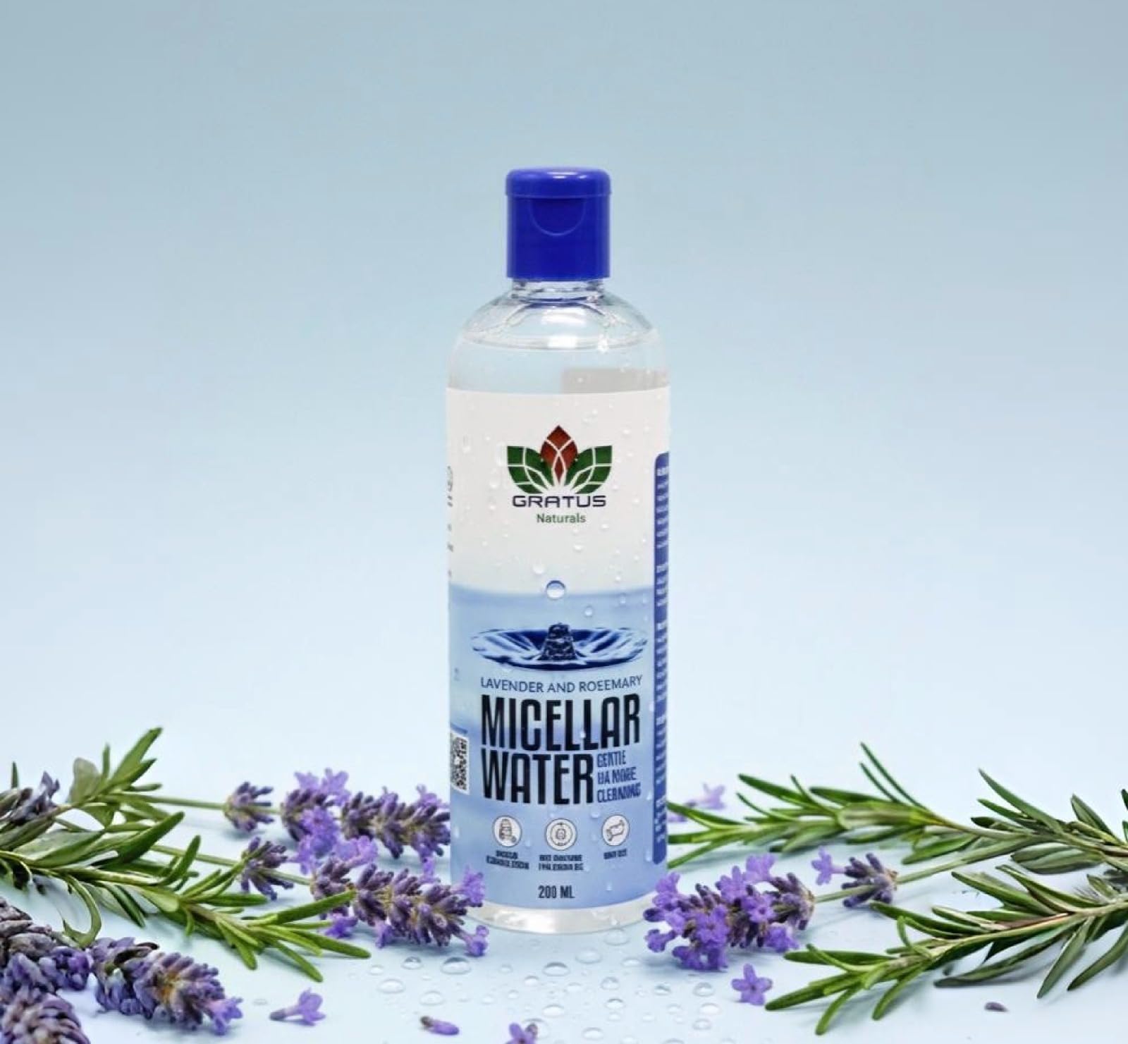 Lavender & Rosemary Micellar Water | Gentle Makeup Remover | Gently cleanses dirt, oil, and makeup while hydrating skin | 200ml-image-27