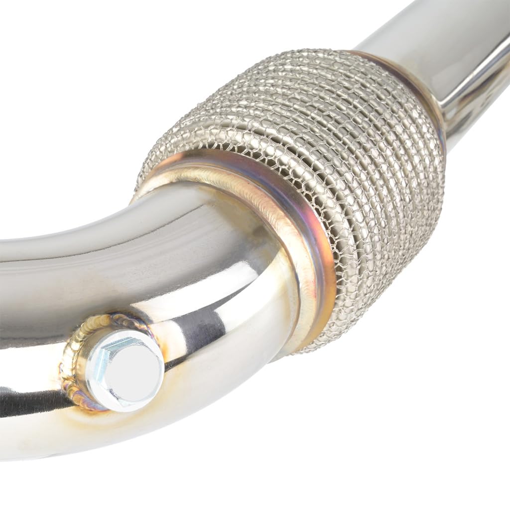 fmic.eu PERFORMANCE Downpipe per Mercedes W204 S204 220CDI 2009-2015 tubo di scarico Acciaio inossidabile Auto Tubo Scarico