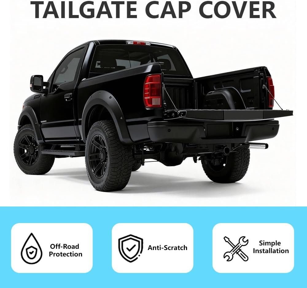 ALLGOOD Step Tailgate Compatible with Ford F250 F350 King Ranch Tan 2011 2012 2013 2014 2015 2016