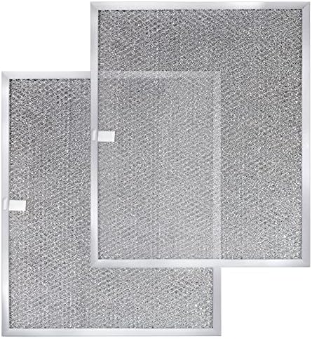BPS1FA30 Range Hood Aluminum Filter 11-3/4" x 14-1/4" x 3/8" (2 Pack)by Beaquicy - Replacement for Bro-an, Nutone Mesh Aluminum Grease Range Hood -Replaces 99010299 S99010299 S99010305 AP3378953 8322
