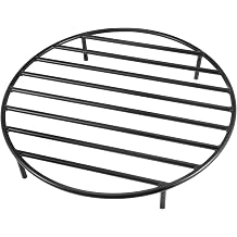 only fire Outdoor Campfire Grill Cooking 4 Pair Round Fire Pit Grid