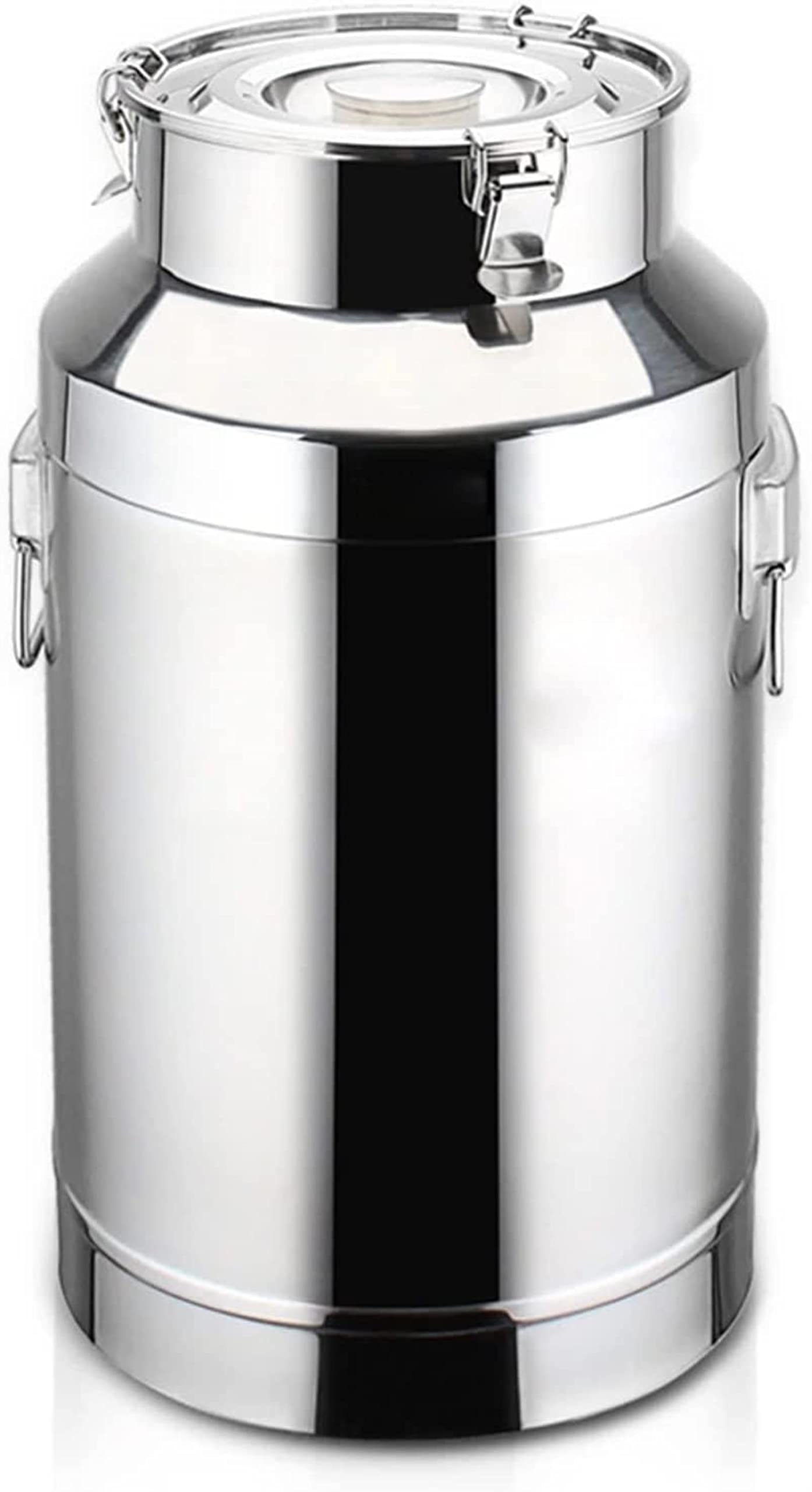 SaryEdge 201 Stainless Steel Milk Can 17 Capacities Milk Bucket Pail Tote Jug Oil Barrel Tea Canister with Silicone Seal Lid for Liquid Container Storage,11L,11L