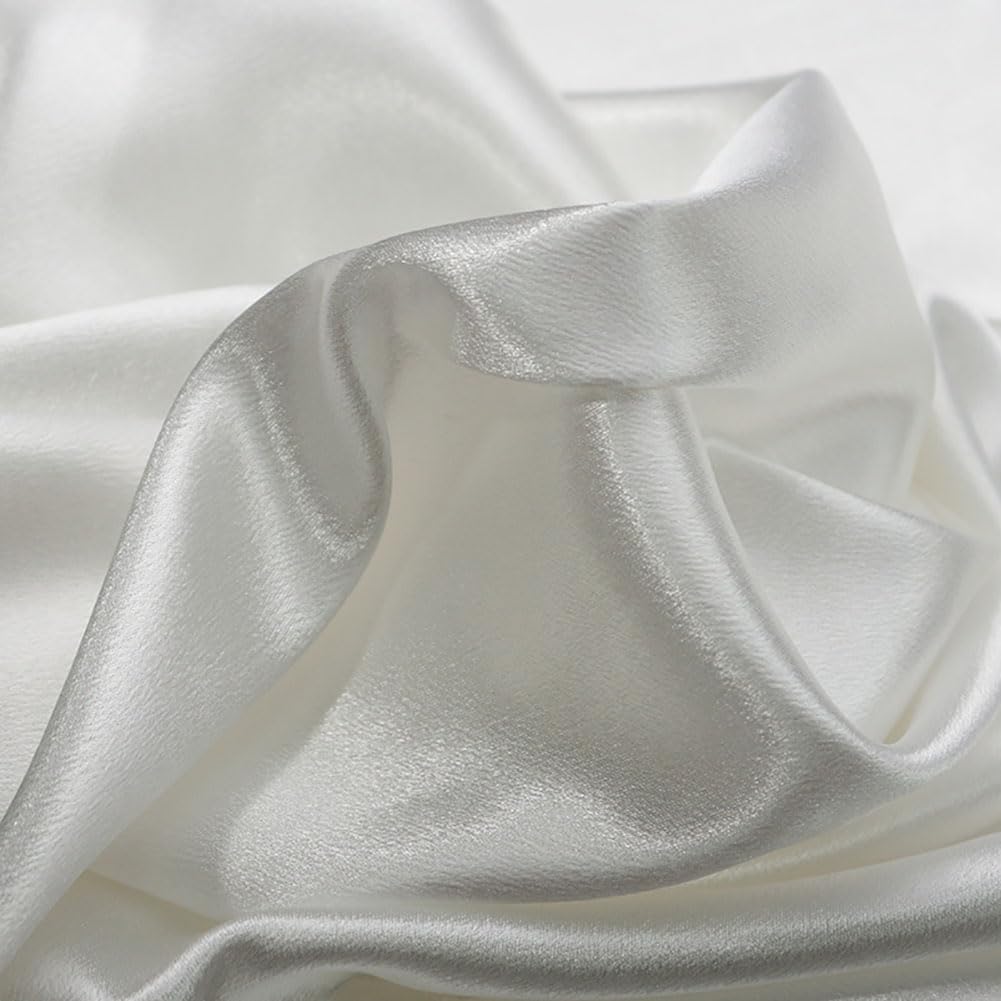 Hugede White 75 X 100Cm Satin Photography Backdrops Product Photoshoot Backdrops Glossy Fabric Cloth Backdrops For Goods Crafts Jewelry