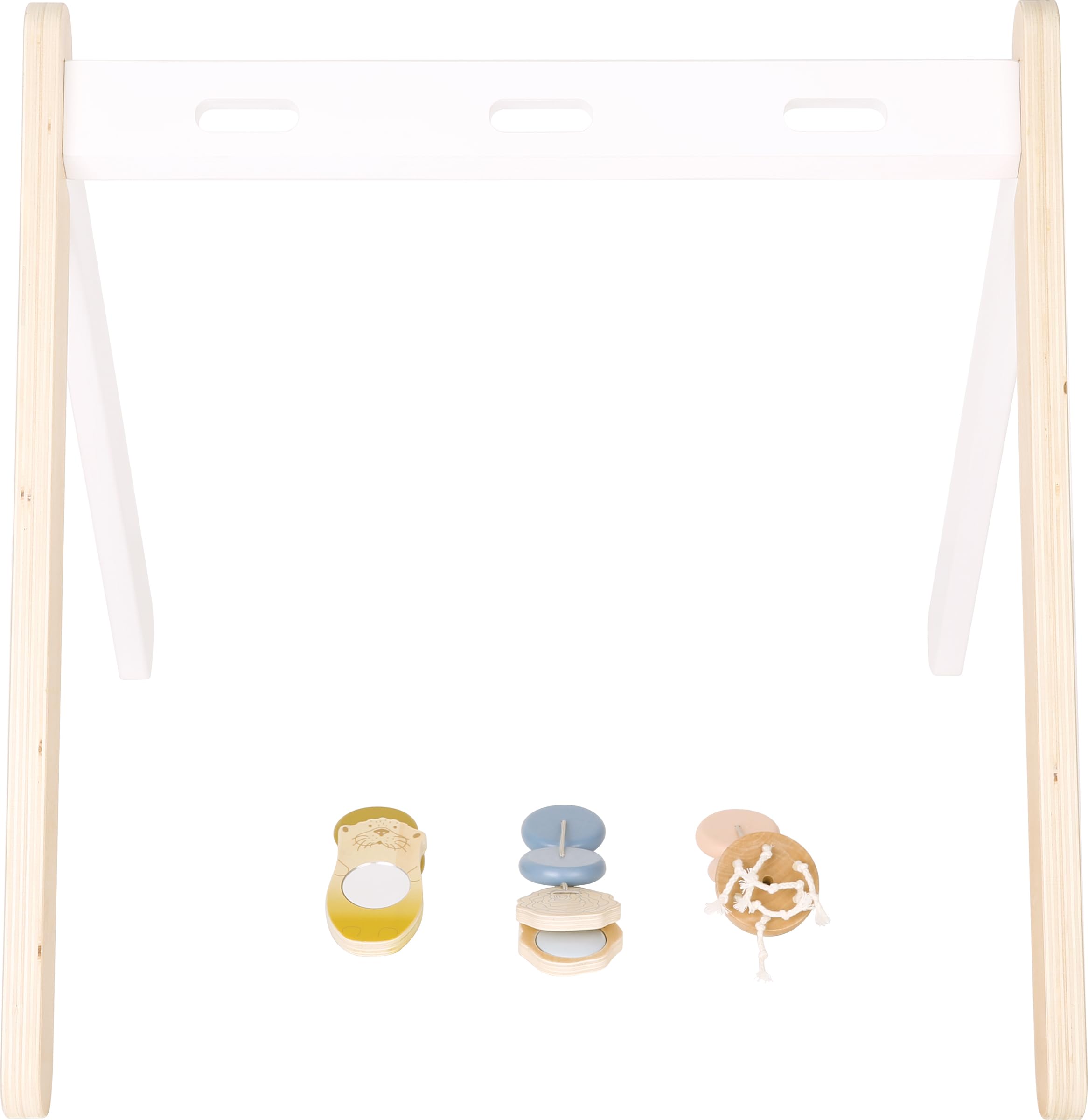 small foot Baby Play Arch "Seaside" Made of Wood, Baby Activity Toy for strengthening Motor Skills 12334, Multicoloured, Large - Image 3