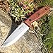 Watchman Brother F006 Fixed Blade Knife Hunting Cammping Fishing knives Bushcarft Scandi Micarta 440C (Satin)