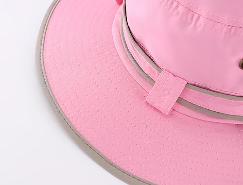 Miniatura 71 de Home Prefer Sombrero para sol para el aire libre con protección UV, secado rápido, unisex con solapa para proteger el cuello Gris cenizo