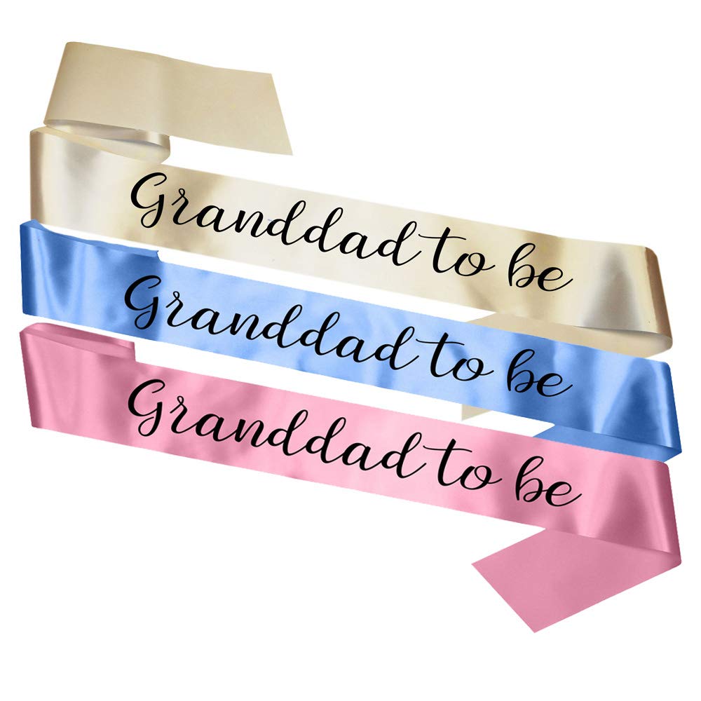 Essential Granddad to be Baby Shower Sash Accessory
