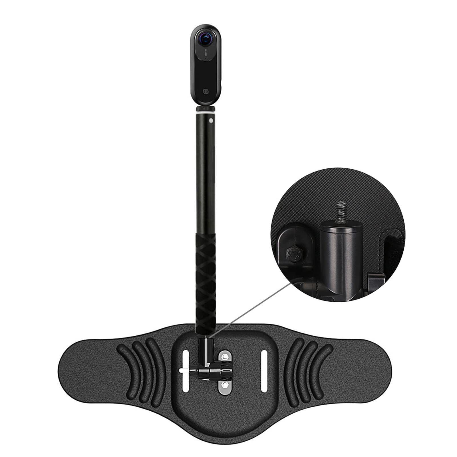 Goshyda Cinturón de Cintura para Cámara, PU267 Cinturón de Cintura Multifunción para Cámara Ajuste de Bucle de Gancho Ajustable para Cámara de Acción Insta360 One X, para OSMo Pocket