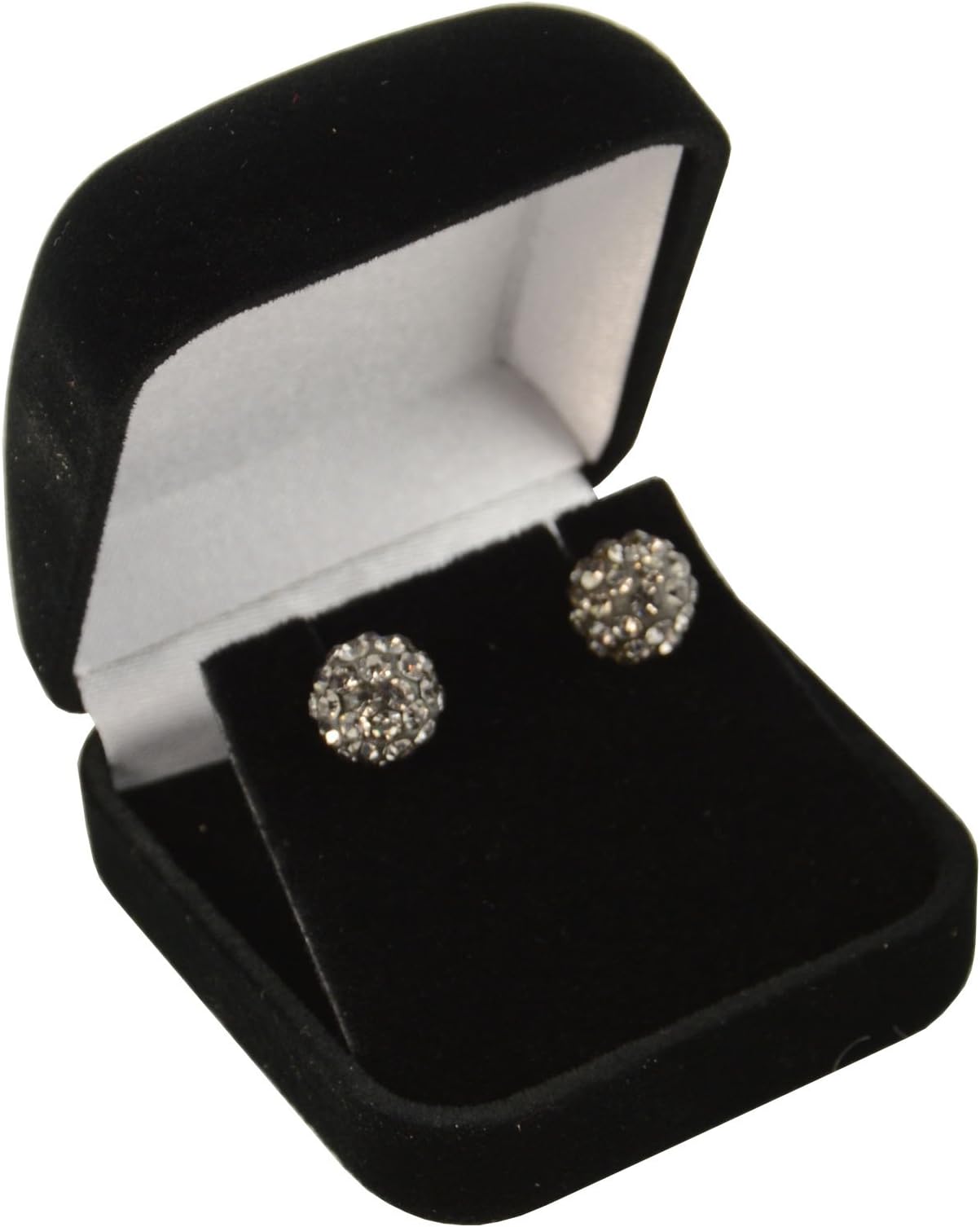 boxdisplays Luxury Velvet Earring Box Drop Stud Presentation Storage Gift Charm Box Wedding Packaging Display Holder 55mm x 60mm x 36mm (1)