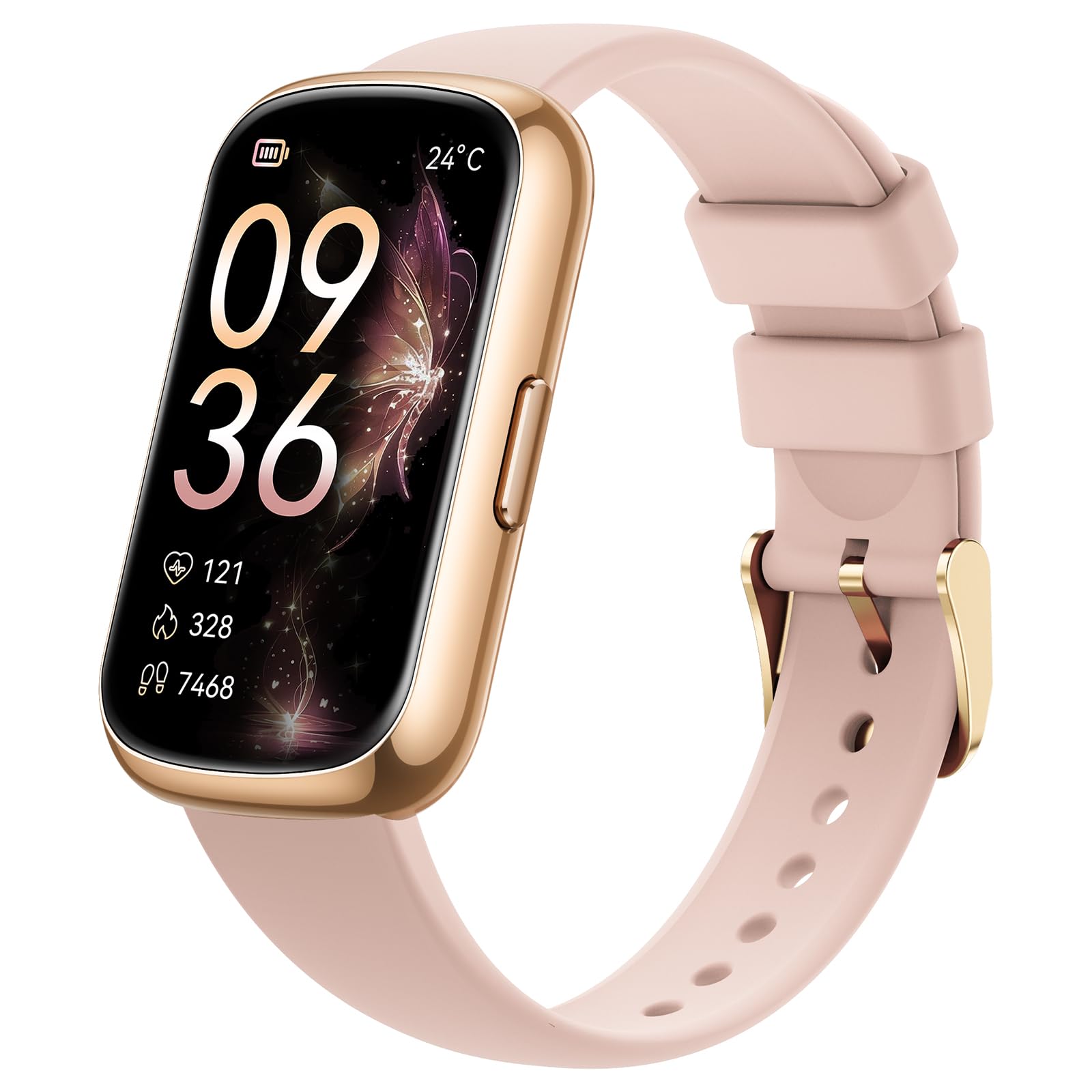 Health Fitness Tracker for Women Men Fitness Smart Watch for Woman with 24H Heart Rate Monitor Blood Oxygen