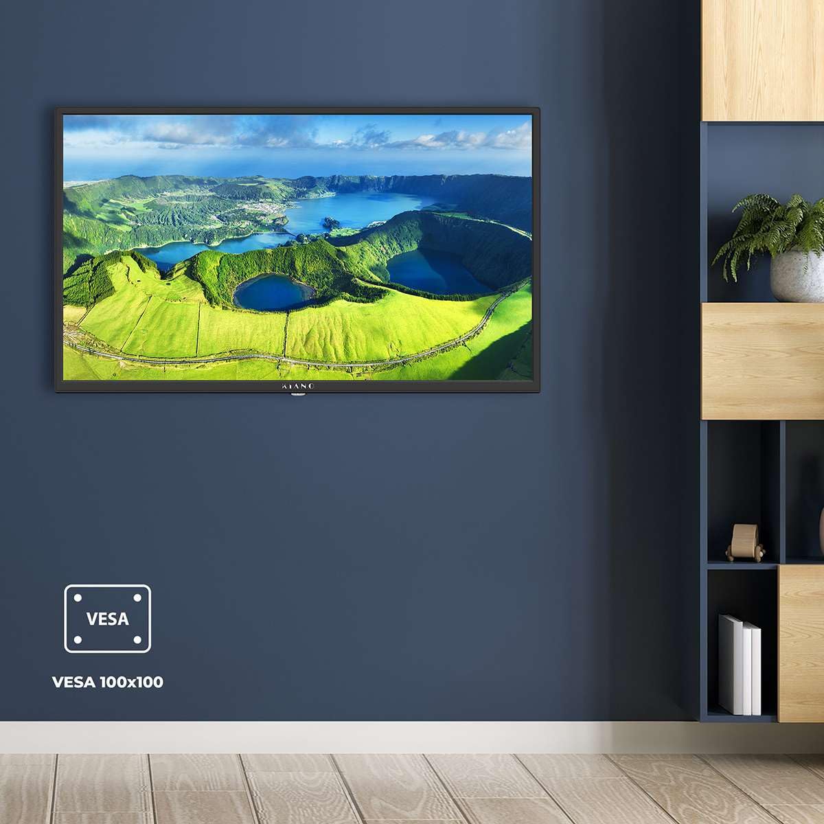 Kiano Slim TV Televisores 32" Pulgadas 80 cm |Triple Tuner DVB-T2 Ci Ci+ | LED HD TV Pantalla | 2 HDMI Entradas | Multimedia USB | Dolby Audio | PVR | Hotel Mode | Negro | Modelo 2022