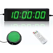 TimeRider Game Timer with Button&Buzzer,Large Digital Stopwatch Timer Clock